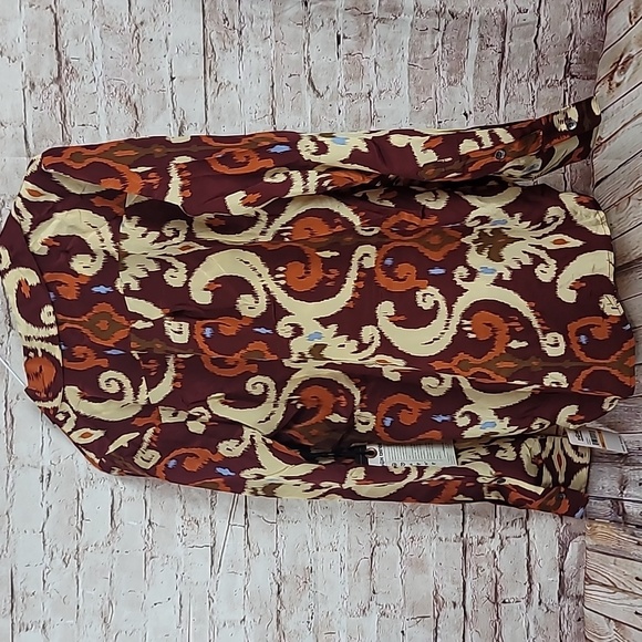 2oh 2 old hippies threads silk shirt nwt Women's small - Picture 6 of 6